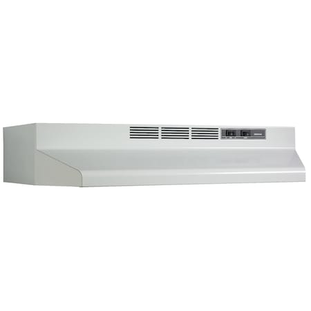 Broan-Nutone 36-Inch White Convertible Under-Cabinet Range Hood with 230 CFM Blower F403601
